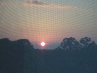 Sunset from Living Room